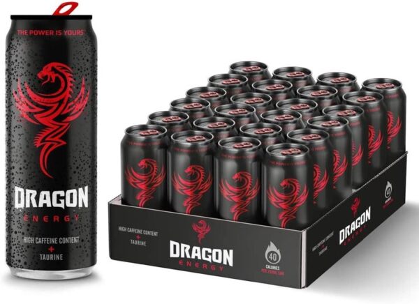 Dragon Original Energy Drink, RED, 24 x 250ml Cans.