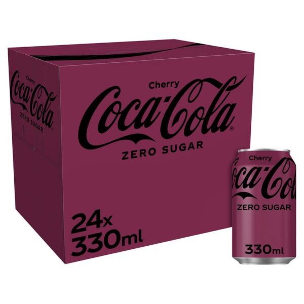 Coca-Cola Zero Sugar Cherry 24 x 330ml