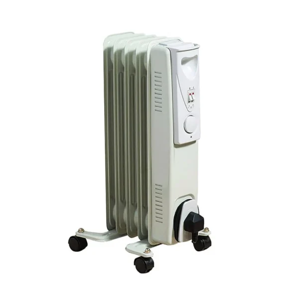 Daewoo 1000W Oil Filled Electric Radiator - White - Image 5