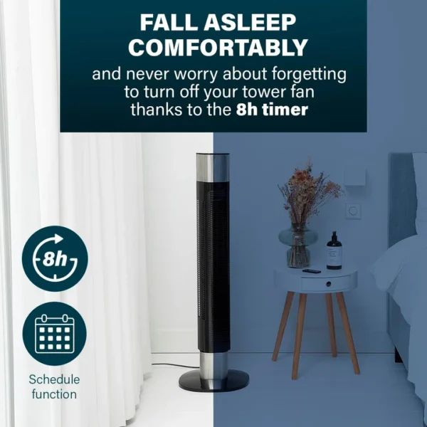 Princess Smart Quiet Tower Fan 104cm - Image 4