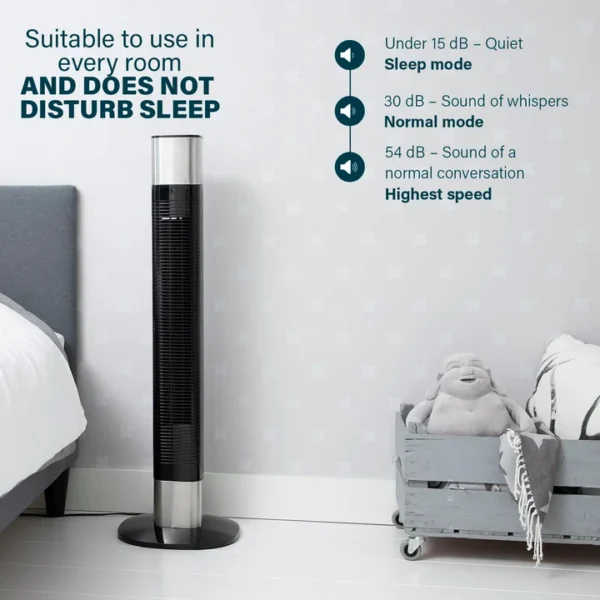 Princess Smart Quiet Tower Fan 104cm - Image 3