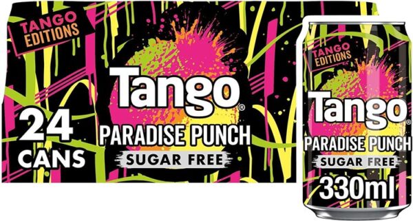 Tango Sugar Free Paradise Punch 24 x 330ml Can