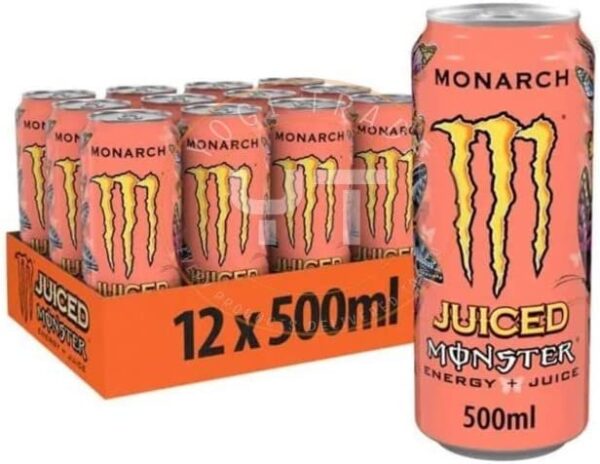 Monster Monarch Energy Drink Case 12 x 500ml