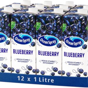 Ocean Spray Blueberry Juice Drink, 1L Carton (12-Pack)