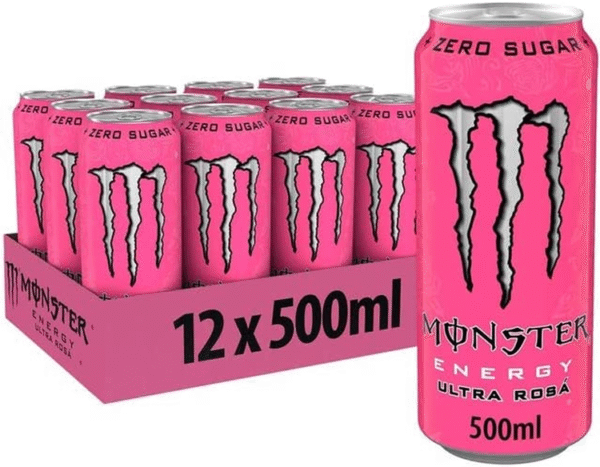 Monster Energy Ultra Rosa Drink 12X500ml