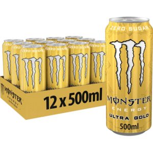 Monster Energy Drink Ultra Gold 500Ml (Pack of 12)