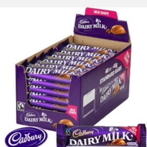 DAIRY MILK CHOCOLATE. BOX OF 45g (Pack of 24)