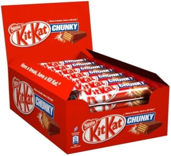 Nestle KitKat Chunky Chocolate Bar 40g (Box of 24)