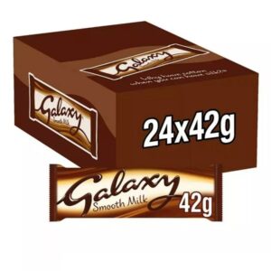 Galaxy Milk Chocolate Bar - Pack of 24 x 42G