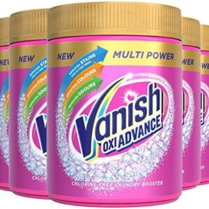 VANISH Gold Oxi Action Stain Remover Powder 470g, Multipack of 6