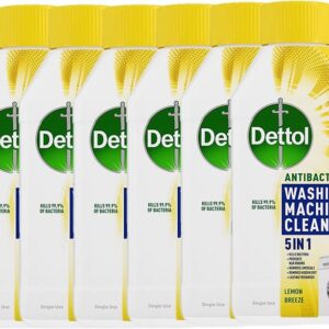 Dettol Washing Machine Cleaner Lemon 250ml x 6