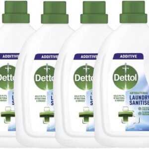 Dettol Antibacterial Laundry Cleanser Fresh Cotton 1.5 L, Pack of 4