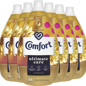 Comfort Ultimate Care Luxurious Ultra Concentrated with PRO-Fibre tech Fabric Conditioner (Pack of 6)