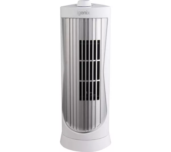 IGENIX DF0020WH Portable Tower Fan - White & Silver